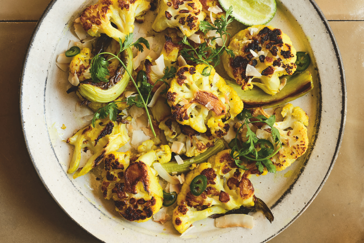 Andy Baraghani's Perfect Cauliflower With Spicy Coconut Crisp
