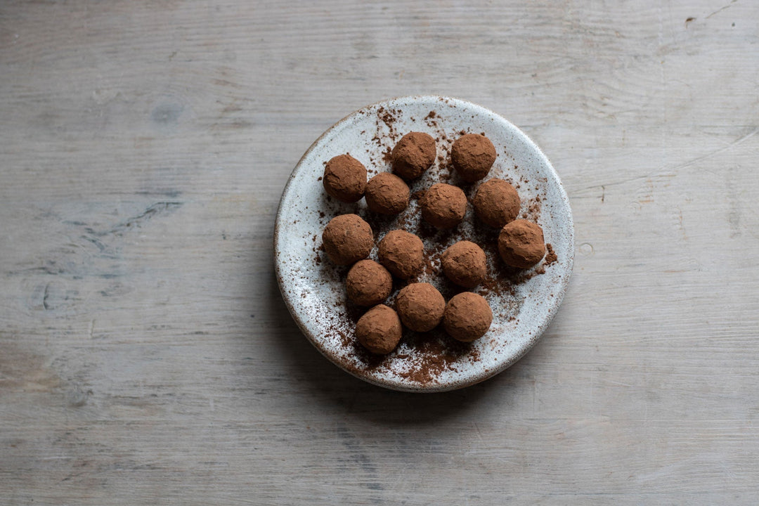 Sea salted chocolate truffles