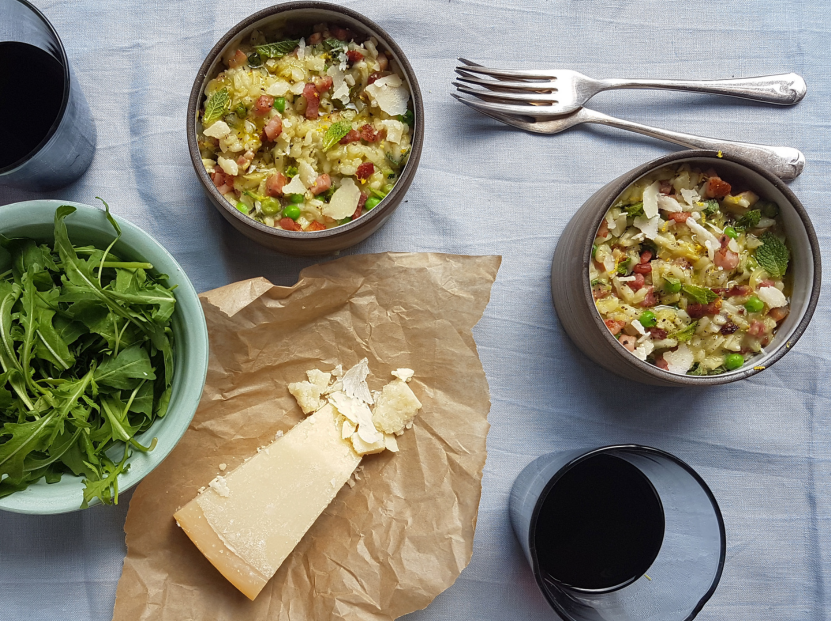 A Simple Smoky Risotto