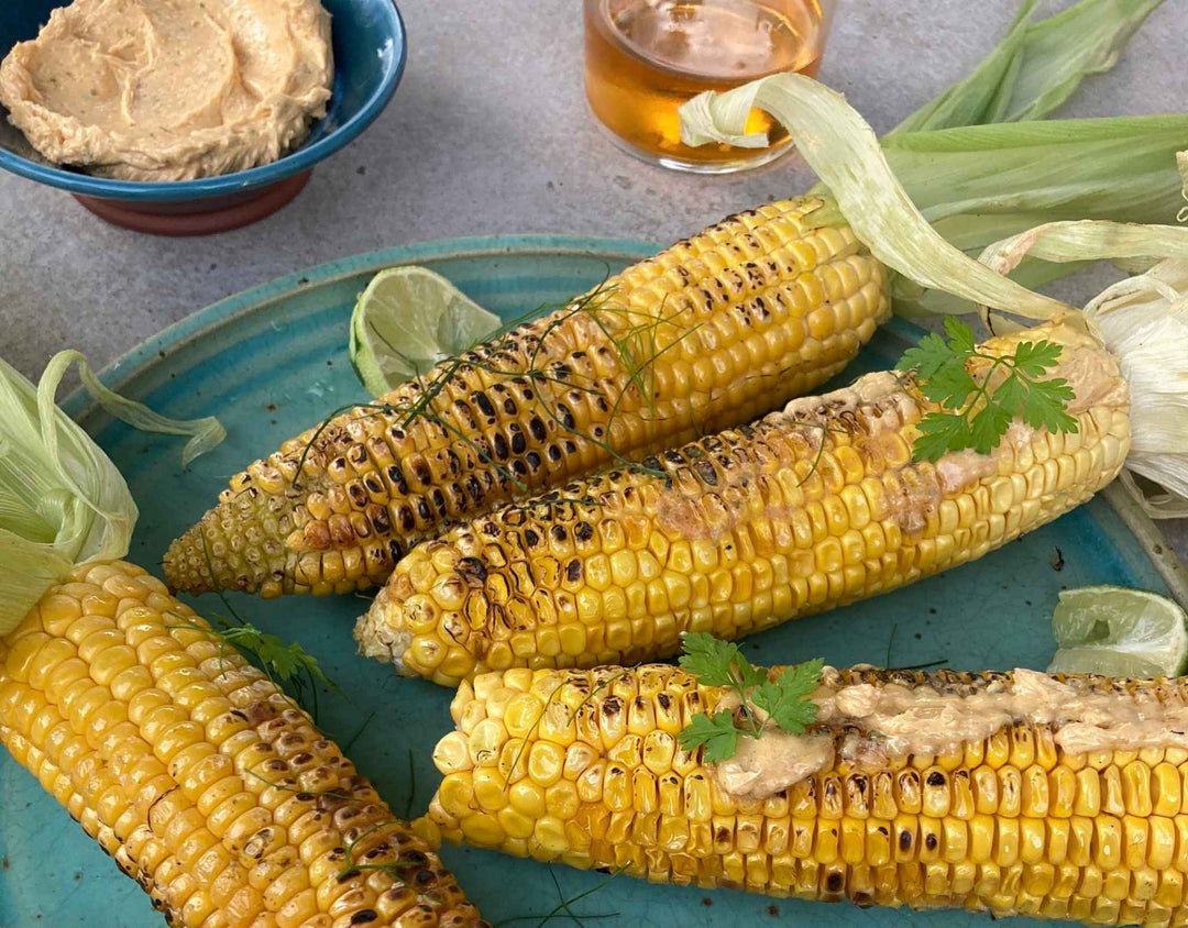 Paprika and Lime Butter Corn On The Cob