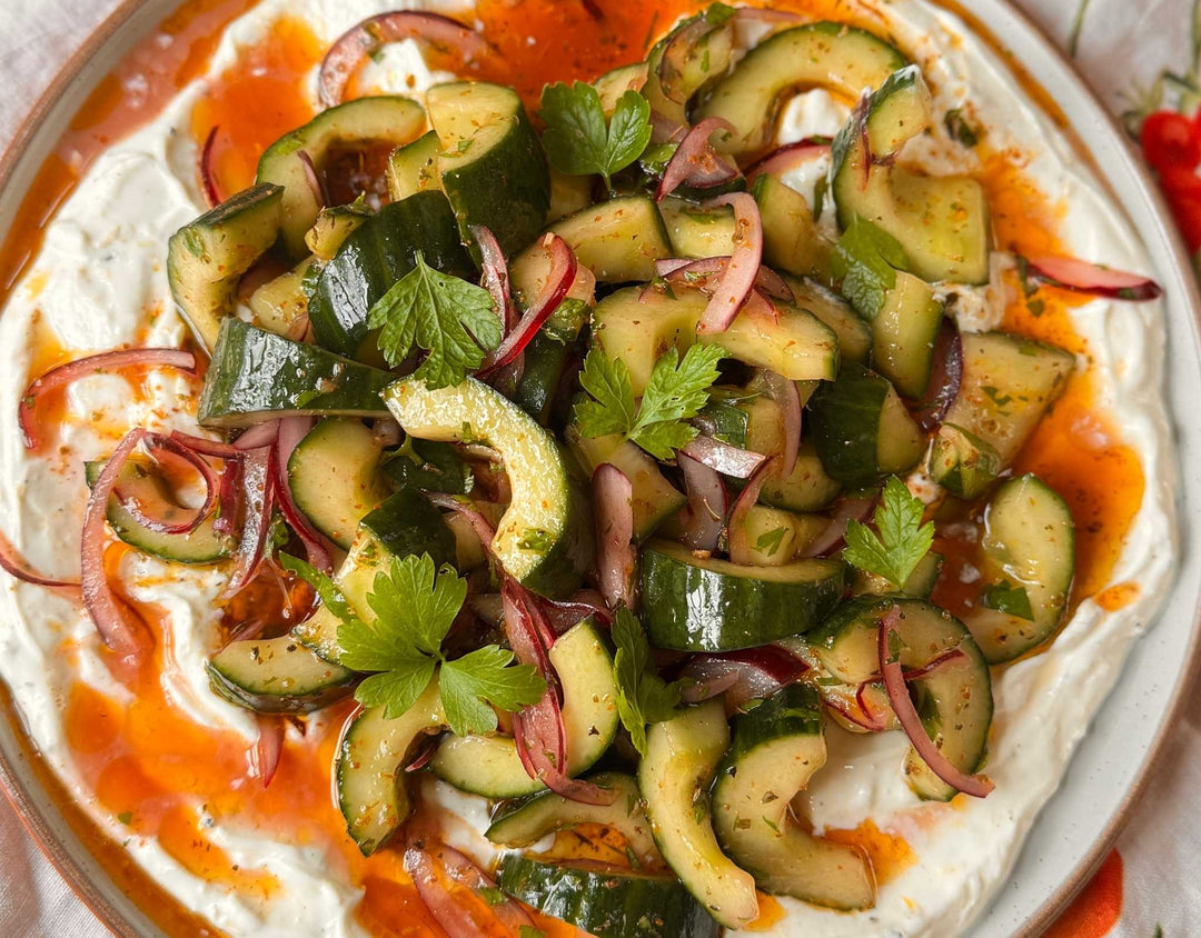 Cucumber Pawb Salad