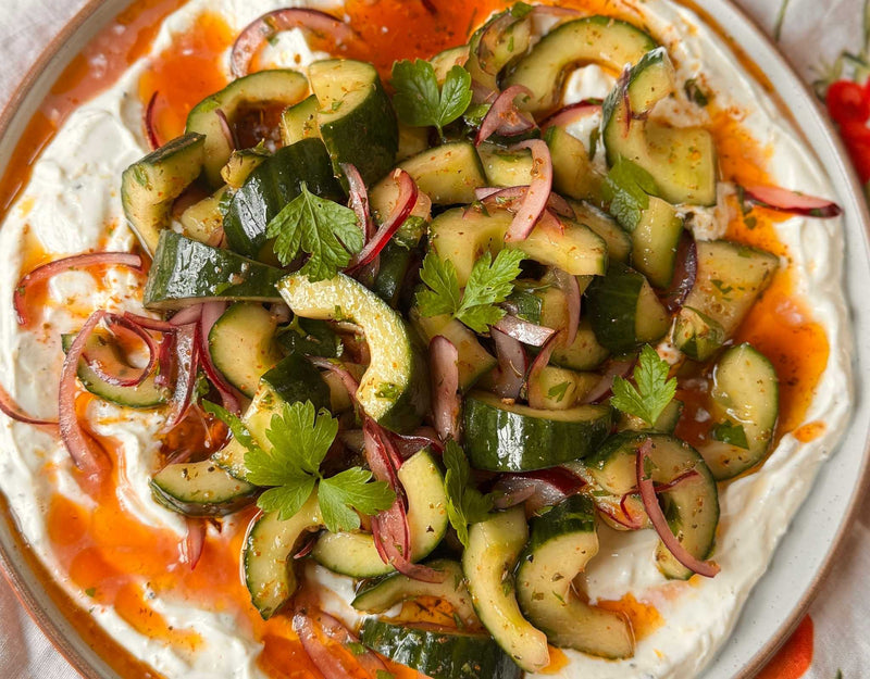 Cucumber Pawb Salad