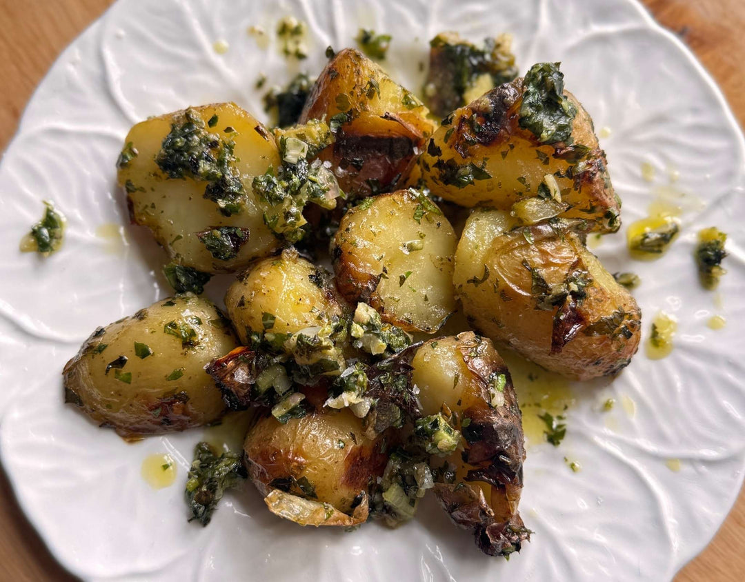 Herby Charred New Potato Salad
