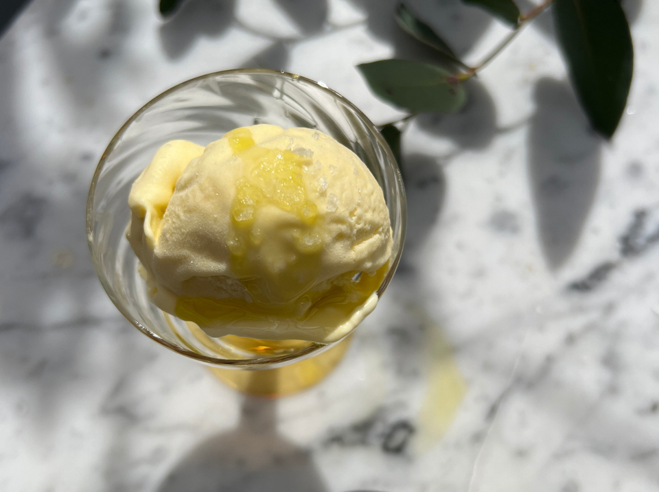 Bay Leaf, Olive Oil And Sea Salt Ice Cream
