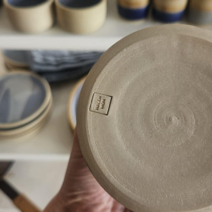 Handmade lidded salt pot