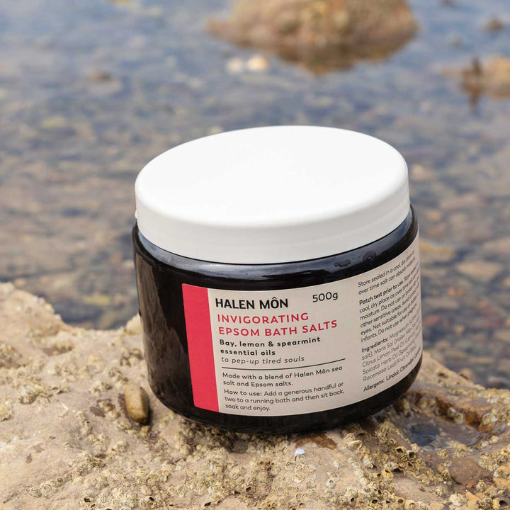 Invigorating Epsom Bath Salts with Halen Môn Sea Salt 500g