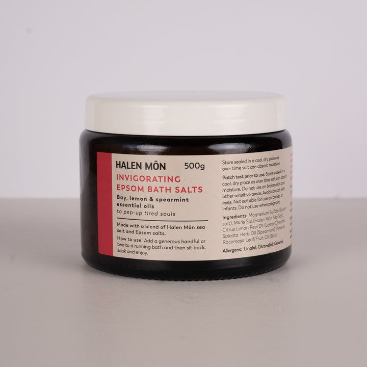 Invigorating Epsom Bath Salts with Halen Môn Sea Salt