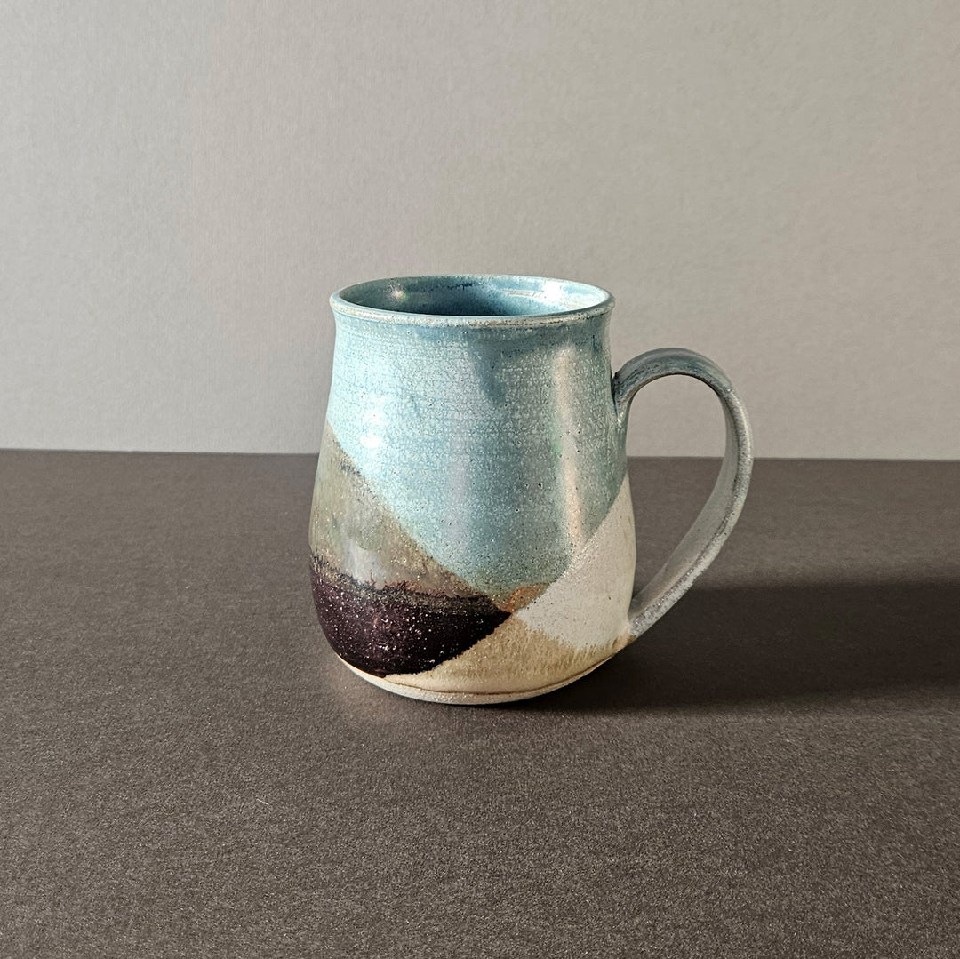 Handmade mountain glaze Ynys Môn mug
