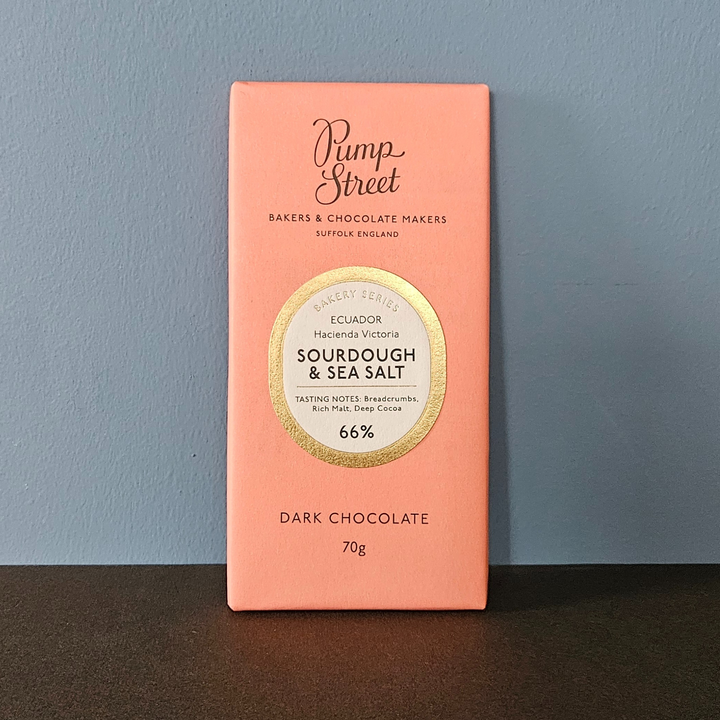 Pump Street Dark Chocolate Bar - Sourdough + Sea Salt 70g