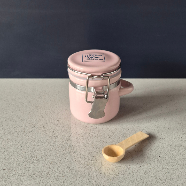 Little Ceramic Jar with Vanilla Sea Salt