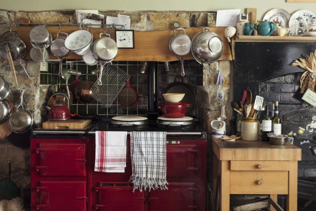 The family Aga where the first Halen Môn sea salt was made