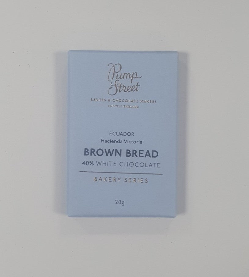 Pump Street White Chocolate Bar - Brown Bread