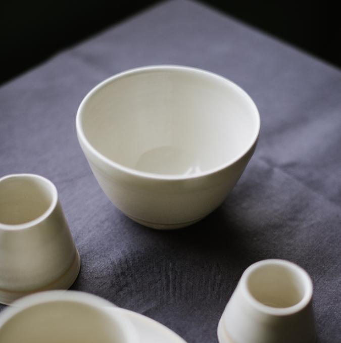EOT handmade de-bossed cereal bowl - Penmon