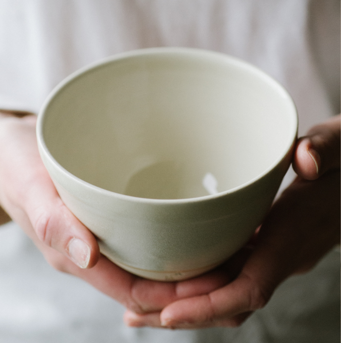 EOT handmade de-bossed cereal bowl - Penmon