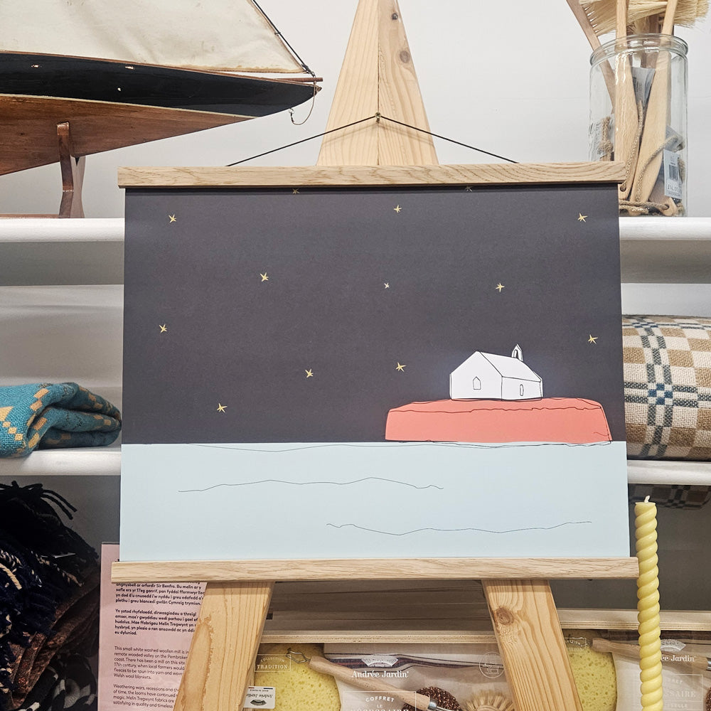 B2 St Cwyfan's Print