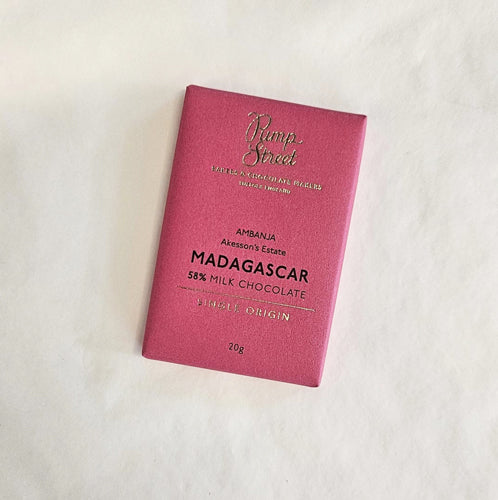 Mini Pump Street Milk Chocolate Bar - 58% Madagascar (20g)