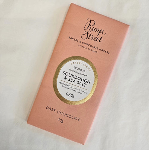 Pump St Dark Chocolate Bar - Sourdough + Sea Salt 70g