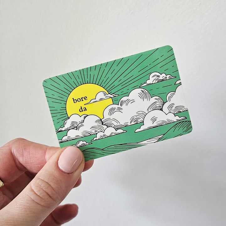 Bore da sticker (jolly sticker range)