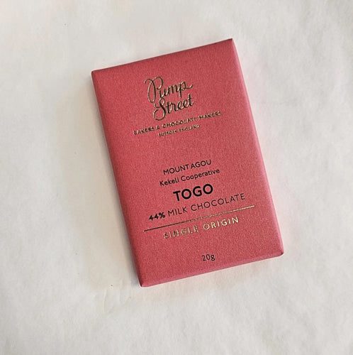 Mini Pump Street Milk Chocolate Bar - 44% Togo (20g)