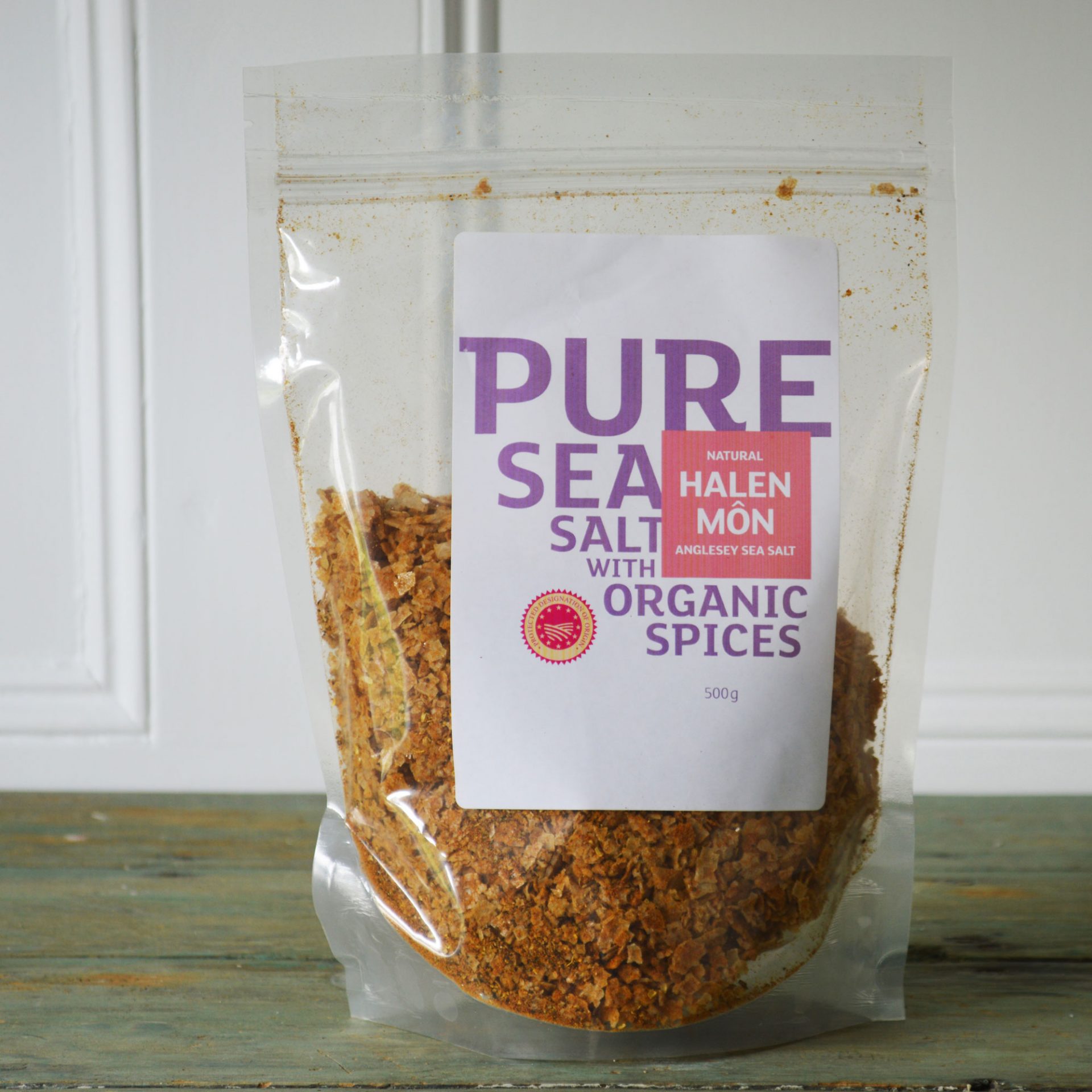 Pure Sea Salt with Organic Spices 500g Halen Môn