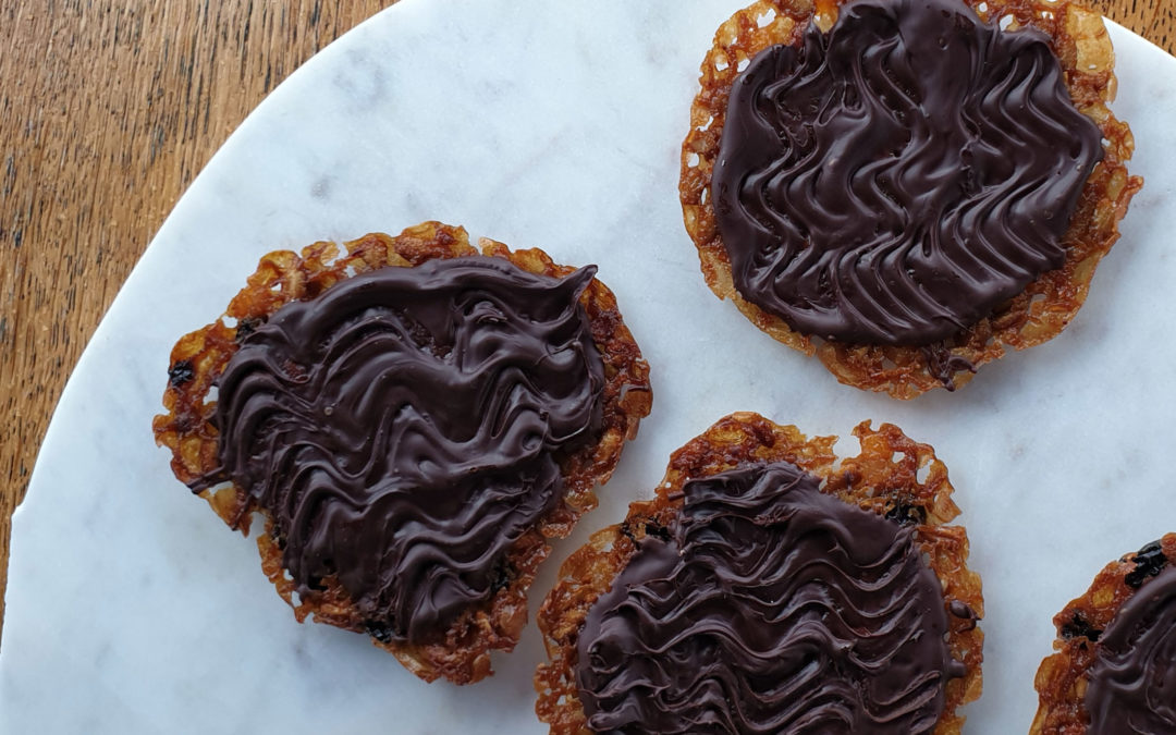 Sunflower seed + smoked salt florentines