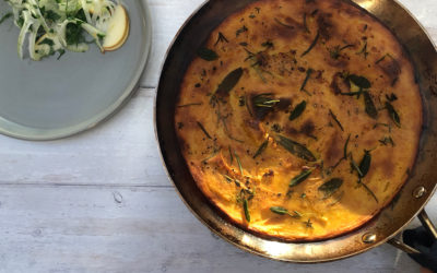 Winter herb farinata