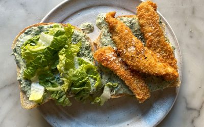 The ultimate fish finger sandwich