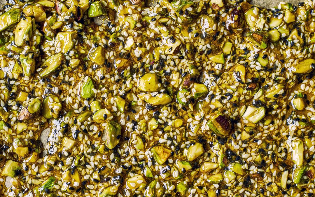Salted honey brittle