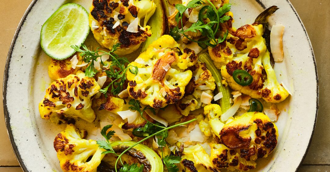 Andy Baraghani’s perfect cauliflower with spicy coconut crisp
