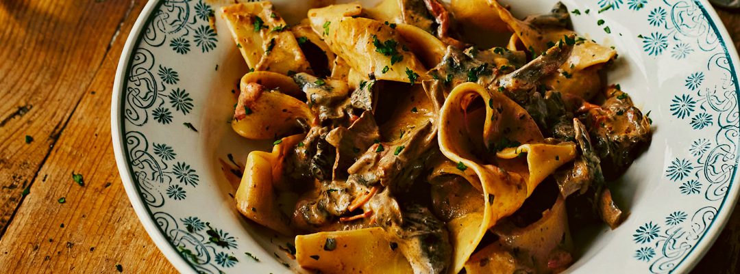Alissa Timoshkina’s Hungarian mushroom paprikash stew
