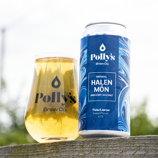 Polly's x Halen Môn sea salted pilsner - Image 2